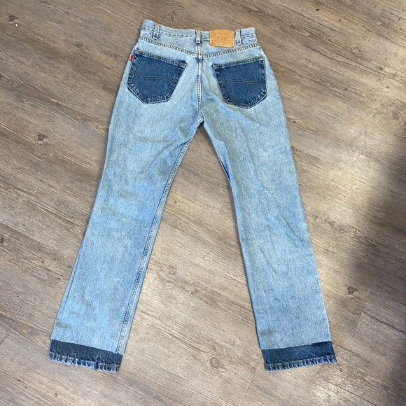 SOLD❌Custom Made Two Tone Jeans - Picture 1 of 4